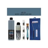 Cadence Fayans Tezgah B - Ambiente Islak Zemin Aw - 20 Koyu Arduvaz gr i 500 ml Katalizör 30 gr Taş Vernik 250 Saten Rulo Set