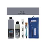 Cadence Fayans Tezgah B - Ambiente Islak Zemin Aw - 21 Koyu gr i 500 ml Katalizör 30 gr Taş Vernik 250 Saten Rulo Set
