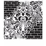 Cadence GCS-002 Grunge 45x45 cm Stencil Şablon