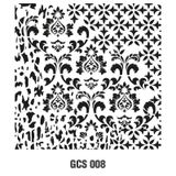 Cadence GCS-008 45x45 Grunge Duvar Stencil