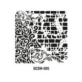 Cadence GCSM-005 25x25 Midi Grunge Stencil