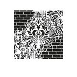 Cadence Grunge Duvar Stencil 45X45 - Gcs-002 Şeffaf Tek Ebat