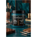 Cadence Handy Lake Parlak L025 Koyu Turkuaz 250 ml Boya Tüm Yüzeyler İçin Kokusuz Vernik Gerektirmez