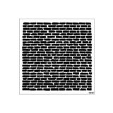 Cadence Hd179 Tuğla Duvar Stencil Td01 Şeffaf Tek Ebat