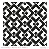 Cadence HHMMS-15 25x25 cm Home Heritage Modern Midi Stencil