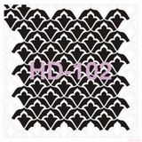 Cadence Home Decor HD-102 Stencil 45x45 cm Boyama Şablonu