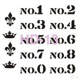 Cadence Home Decor HD-13 Stencil 45x45 cm Boyama Şablonu