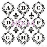 Cadence Home Decor HD-14 Stencil 45x45 cm Boyama Şablonu