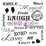 Cadence Home Decor HD-55 Stencil 45x45 cm Boyama Şablonu