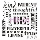 Cadence Home Decor HD-56 Stencil 45x45 cm Boyama Şablonu