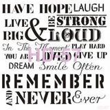 Cadence Home Decor HD-57 Stencil 45x45 cm Boyama Şablonu
