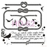 Cadence Home Decor HD-62 Stencil 45x45 cm Boyama Şablonu