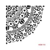 Cadence Home Decor HDM-110 Midi Stencil 25x25 cm Boyama Şablonu
