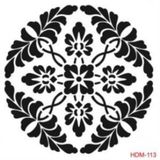 Cadence Home Decor HDM-113 Midi Stencil 25x25 cm Boyama Şablonu