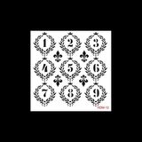Cadence Home Decor HDM-12 Midi Stencil 25x25 cm Boyama Şablonu