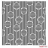 Cadence Home Decor HDM-141 Midi Stencil 25x25 cm Boyama Şablonu