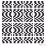 Cadence Home Decor HDM-144 Midi Stencil 25x25 cm Boyama Şablonu