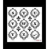 Cadence Home Decor HDM-16 Midi Stencil 25x25 cm Boyama Şablonu