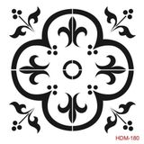 Cadence Home Decor HDM-180 Midi Stencil 25x25 cm Boyama Şablonu