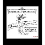 Cadence Home Decor HDM-19 Midi Stencil 25x25 cm Boyama Şablonu