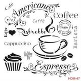 Cadence Home Decor HDM-47 Midi Stencil 25x25 cm Boyama Şablonu