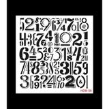 Cadence Home Decor HDM-58 Midi Stencil 25x25 cm Boyama Şablonu
