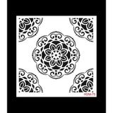 Cadence Home Decor HDM-75 Midi Stencil 25x25 cm Boyama Şablonu