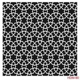 Cadence Home Decor HDM-90 Midi Stencil 25x25 cm Boyama Şablonu