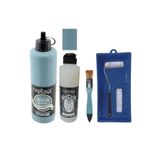 Cadence Hybrid Acrylic Multisurface H-042 Napolyon Mavi 500ml + Ultimate Glaze Parlak Vernik 250ml + Aksesuar Seti