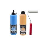 Cadence Hybrıd Akrilk Multısurfaces H-037 R. Mavi Ve H-104 Bal Kabağı, Sünger Rulo Fırça R.Mavi.Balkabağı Tek Ebat