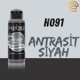 Cadence Hybrid Multisurface Akrilik Boya 120 ml H091 Antrasit Siyah