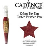 Cadence Kalem Toz Sim 21111503 Holo Gram Kırmızı 10 gr