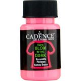 Cadence Karanlıkta Parlayan Glow In The Dark Kumaş Boyası F-04 Pembe Özellikli 50 ml