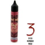 Cadence Kırmızı 3D Boyutlu 25ml Boncuk Boya