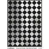 Cadence KV-07 Gümüş 30x42 Kumaş Varak Transfer