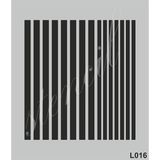 Cadence L016 21x25 cm Siyah Stencil Boyama Şablonu