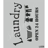 Cadence L029 21x25 cm Siyah Stencil Boyama Şablonu