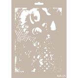 Cadence MA05 Mix Media 21x29 cm Stencil Şablon