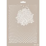 Cadence MA25 Mix Media Stencil Şablon 21 x 29 cm Dayanıklı ve Çok Amaçlı Kullanım İçin İdeal