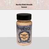 Cadence Marble Efekt 128 Somon 120 ml Metalik Boya