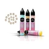 Cadence Metalik Şampanya Renkli İnciler Boyutlu 25ml Boncuk Boya