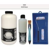 Cadence Mobilya Boyası Antik Beyaz Multisurface Boya Seti 2lt H - 004 Ultimate Parlak Vernik ve 500 ml Saten Rulo Set