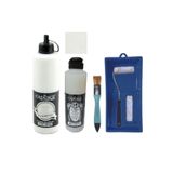 Cadence Mobilya Boyası-Cadence Multisurface H-001 Beyaz 500Ml Ultimate Vernik Mat 250Ml Saten Rulo Set Beyaz Tek Ebat