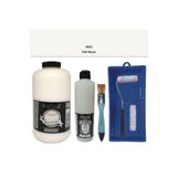 Cadence Mobilya Boyası-Cadence Multisurface H-002 Pak Beyaz 2000Ml Ultimate Vernik Mat 500Ml Saten Rulo Set Pak Beyaz Tek Ebat