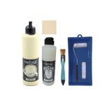 Cadence Mobilya Boyası-Cadence Multisurface H-005 Taffy 500Ml Ultimate Vernik Mat 250Ml Saten Rulo Set Taffy Tek Ebat