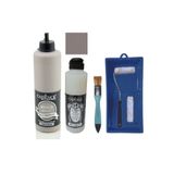 Cadence Mobilya Boyası-Cadence Multisurface H-022 M. Kahve 500Ml Ultimate Vernik Mat 250Ml Saten Rulo Set M.Kahve Tek Ebat