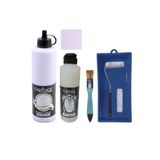 Cadence Mobilya Boyası-Cadence Multisurface H-031 Açık Lila 500Ml Ultimate Vernik Mat 250Ml Saten Rulo Set Açık Lila Tek Ebat