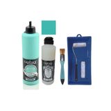 Cadence Mobilya Boyası-Cadence Multisurface H-044 N.Yeşil 500Ml Ultimate Vernik Mat 250Ml Saten Rulo Set N.Yeşil Tek Ebat