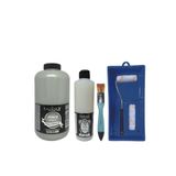 Cadence Mobilya Boyası-Cadence Multisurface H-050 Yosun 2000Ml Ultimate Vernik Mat 500Ml Saten Rulo Set Yosun Tek Ebat