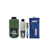 Cadence Mobilya Boyası-Cadence Multisurface H-051 Yaprak Yeşil 2000Ml Ultimate Vernik Mat 500Ml Satenruloset Yaprak Yeşili Tek Ebat